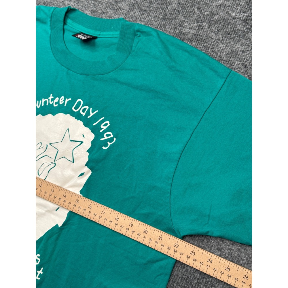 Vintage 1993 Sony Pictures Entertainment T-Shirt XL Screen Stars Teal Green 90s‎ - Picture 3 of 10